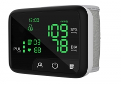 AOJ-35D Home High Precision Small Wrist Blood Pressure Monitor Intelligent Voice Blood Pressure Machine (Black)
