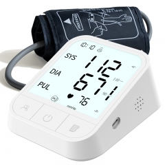 AOJ-30C Arm Blood Pressure Monitor Blood Pressure Meter (White)
