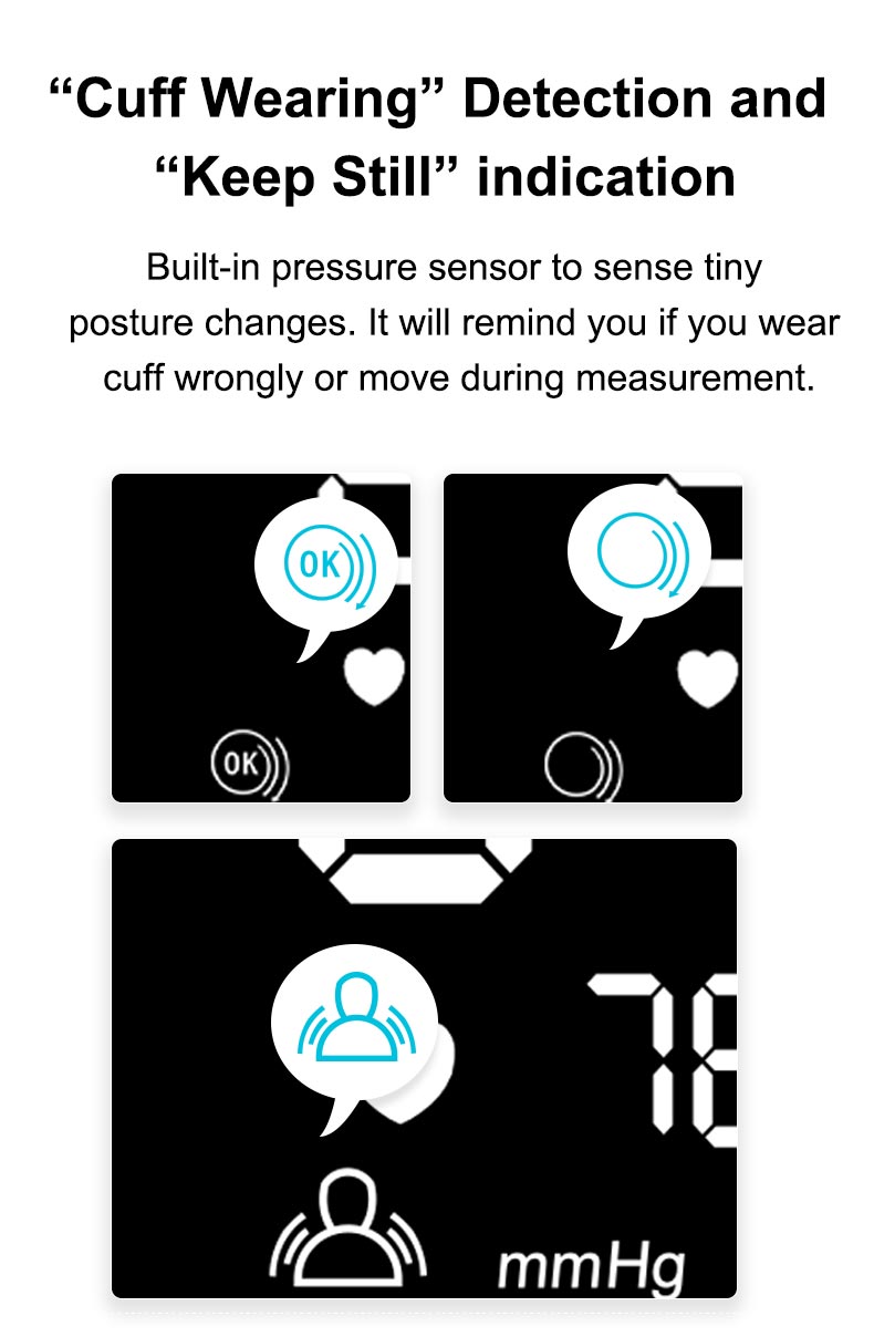 AOJ30C Arm Blood Pressure Monitor Smart Bluetooth Blood Pressure Meter