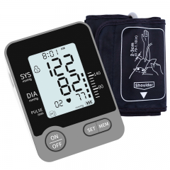 AOJ-30B Automatic Digital Arm Blood Pressure Monitor for Home Use (Black)